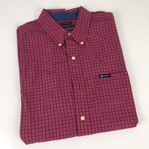 Chaps NWOT Men Short Sleeve Button Up Shirt Size M